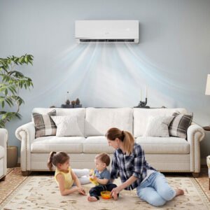 Energy Star Certified 12000 BTU 24 SEER2 115V Ductless Mini Split Air Conditioner and Heater WiFi E