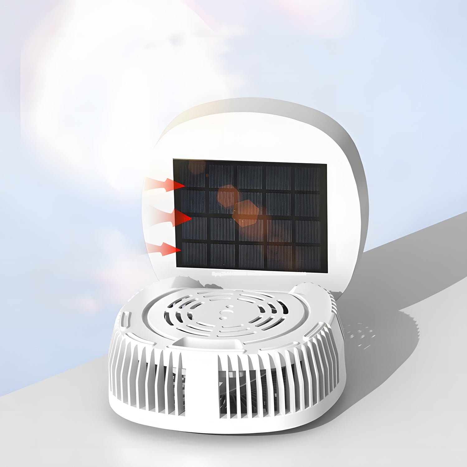 Sun Chill Solar-Powered Portable Fan - Image 3